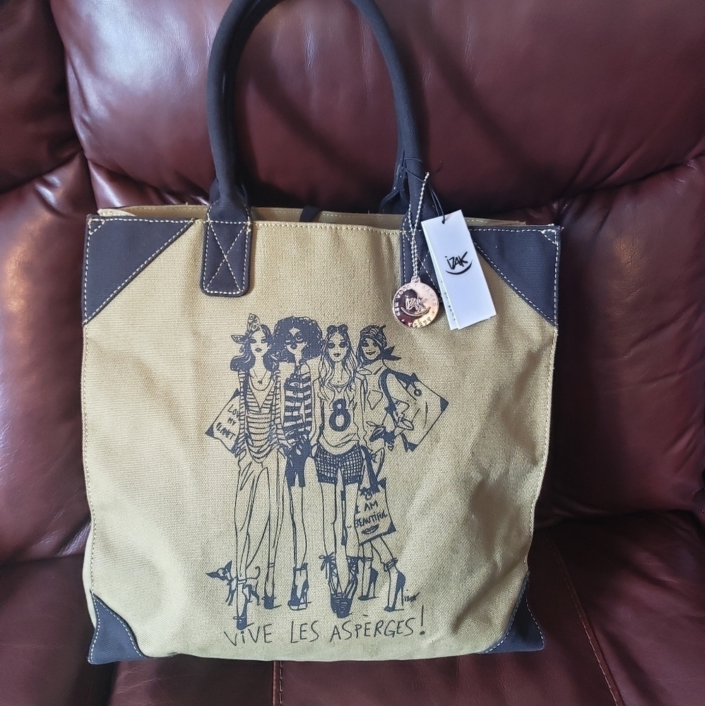 COPY - Izak Green Canvas Tote Bag